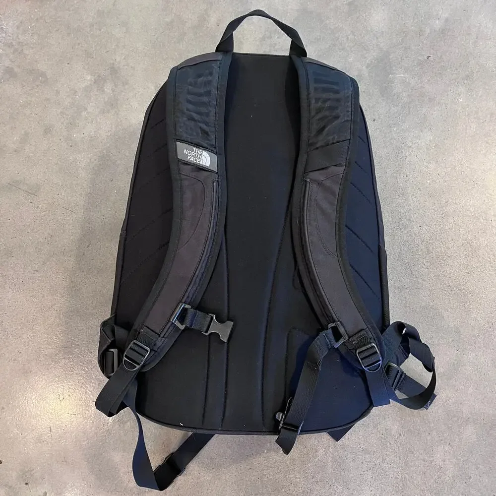 The North Face Vault black backpack 27L unisex school travel bag
